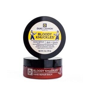 Duke Cannon Hand Cream Bloody Knuckles Hand Repair Balm 5oz Jar NEW